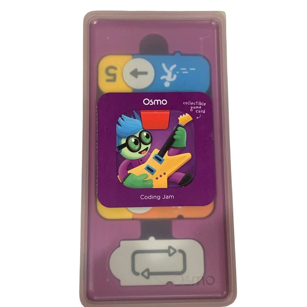 Osmo Coding Jam Replacement Blocks Magnetic Coding Tiles & Purple Case  NO BASE‎